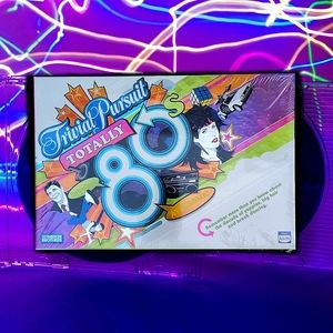 NIB Vtg Trivial Pursuit Totally 80's Edition Board Game, Sealed